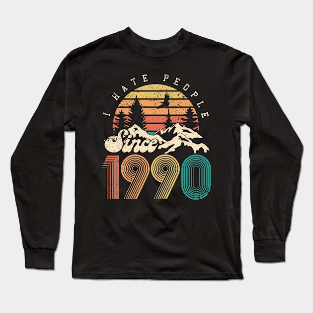 30th birthday gifts 1990 gift 30 years old Long Sleeve T-Shirt by Cheesybee